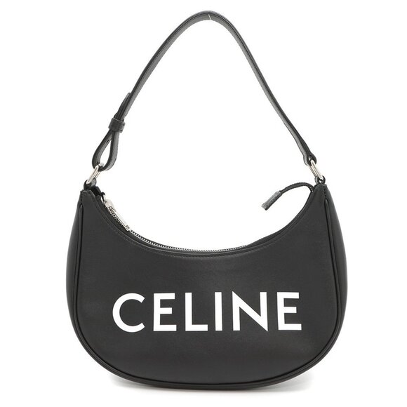 CELINE Black Leather Shoulder Bag - Picture 1 of 14